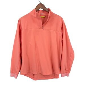 MFF Machines For Freedom Sun Defense Pop Over Jacket Orange